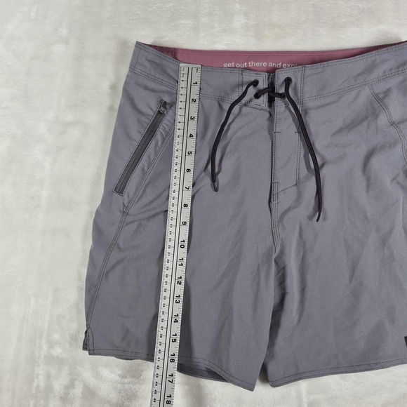 Florence Marine X Board Shorts Men's 30 Gray Hybrid Beach Pool Casual Comfort - Picture 3 of 7